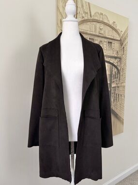 Preloved Classic Black Friday Open-Front Women’s Coat